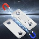 Ver mais imagens de Fecho Magnetico Ima Inox Trava Fecha Porta Janela Armario Gaveta 8 Peças Resistente Ultrafino Proteç