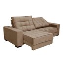 Ver imagem 4 de Sofá Retrátil e Reclinável 2,50m Suede Coliseu