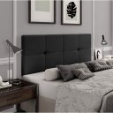 Ver imagem 1 de PAINEL CAMA BOX SUSPENSA BRUNA PRETO 1.40