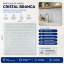 Ver imagem 4 de Pastilha de Vidro de 30cm x 30cm Glass Mosaic Branco