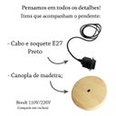 Ver imagem 6 de Pendente Boho Fibra Natural Artesanal Lavabo Nat37