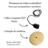 Pendente Boho Fibra Natural Artesanal Lavabo Nat37 - 6
