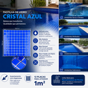 Ver imagem 3 de Pastilha de Vidro Matisse de 30cm x 30cm Rende Glass Mosaic Azul