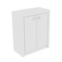 Ver mais imagens de Kit Multiuso P/ Escritório com 1 Armário e 1 Balcão 2 Portas Cor:branco