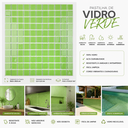 Ver imagem 2 de Pastilha de Vidro Matisse de 30cm x 30cm Rende Glass Mosaic Verde
