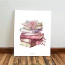 Ver imagem 4 de Kit 3 Quadro Decorativo Menina Jovem Estudos Rosa Quarto 20x28cm