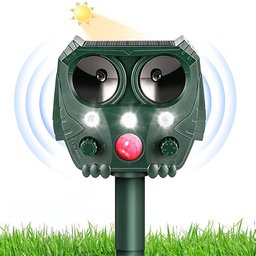 Repelente Solar Ultrassonico Espanta Afasta Pragas Aves Ratos Pombo Gamba Frequência Ajustavel - 2