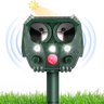 Repelente Solar Ultrassonico Espanta Afasta Pragas Aves Ratos Pombo Gamba Frequência Ajustavel - 2