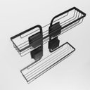 Ver imagem 5 de Prateleira Dupla Ultra Black Ventosa Retangular 2656 Arthi