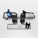 Ver imagem 3 de Prateleira Dupla Ultra Black Ventosa Retangular 2656 Arthi