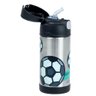 Garrafa Garrafinha Térmica Infantil Thermos 355ml Futebol - 4