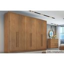 Ver imagem 1 de Guarda Roupa Casal 6 Portas e 4 Gavetas Robust/livorno Cumaru - Novo Horizonte