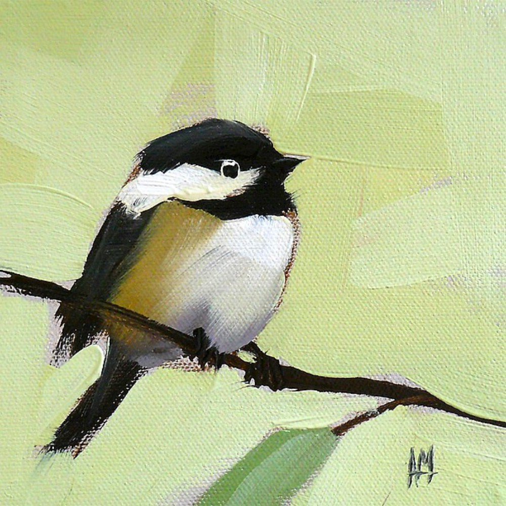 Chickadee No. 143 Canaleta 80x80cm Preta