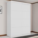 Ver imagem 1 de Guarda Roupa Solteiro Belmont 2 Portas Branco