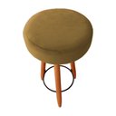 Ver imagem 2 de Kit Duas Banqueta Alta para Área Gourmet Balcão Pés Palito Suede Capuccino Eli Móveis e Decoração