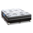 Ver imagem 1 de Cama Box King: Colchão Ortopédico Probel Guarda Costas Extra Firme + Base CRC Suede Black(193x203)