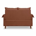 Ver imagem 7 de Sofá Living de 2 Lugares 145cm Moderno Texas Sala Recepção:Terracota