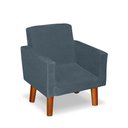 Ver imagem 4 de Mini Poltrona Cadeira Infantil Nina de Criança Suede Azul Turquesa