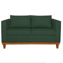 Ver imagem 4 de Sofá 3 Lugares Europa 180 cm Estilo Conforto e Elegância Linho Verde - ADJ Decor