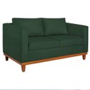Ver imagem 2 de Sofá 3 Lugares Europa 180 cm Estilo Conforto e Elegância Linho Verde - ADJ Decor