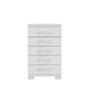 Ver imagem 7 de Guarda-Roupa Casal 6 Portas 2 Gavetas e Cômoda 5 Gavetas Itapema Branco