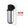 Garrafa Térmica Pressão Verona 1,8 L Inox - Unitermi - 3