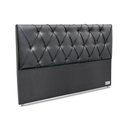 Ver imagem 1 de Cabeceira Cama Box Estofada 195 Murat Facto Gray King 195 - Courano Cinza - Ortobom