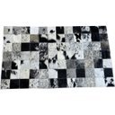 Ver imagem 1 de Tapete De Couro entrada preto branco salino 0,50x0,80 s/b