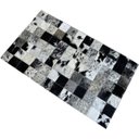 Ver imagem 2 de Tapete De Couro entrada preto branco salino 0,50x0,80 s/b