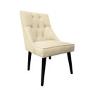 Ver imagem 1 de Cadeira De Jantar Bela Capitone Suede Bege