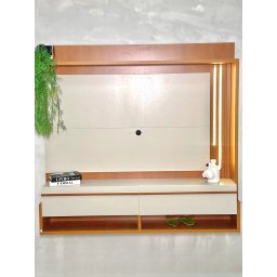 Painel Arthus 1.6 - Freijó/off White Caemmun Industria e Comercio de Moveis Ltda - 5