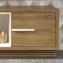 Ver imagem 5 de Rack 1 Porta Para Tv 42 Polegadas RA2002 Natural Off White Tecno Mobili