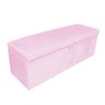 Kit Calçadeira e Painel Clean 0,90cm Suede Rosa Bebê D'Rossi - 3