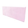 Kit Calçadeira e Painel Clean 0,90cm Suede Rosa Bebê D'Rossi - 5
