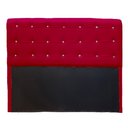 Ver imagem 1 de Cabeceira Cristal Suede Bordo 1,60 - Bandiera Decor