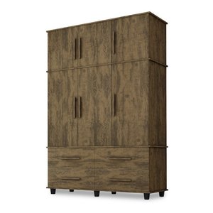 Roupeiro Triplex Guarda Roupas Londres Casal 6 Portas Amend. Trinobel