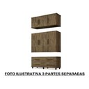 Ver imagem 2 de Roupeiro Triplex Guarda Roupas Londres Casal 6 Portas Amend. Trinobel