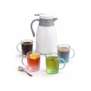 Ver imagem 2 de Jogo Garrafa Térmica 1 Litro Victoria com 4 Canecas - Sortida