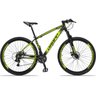 Bicicleta Aro 29 Dropp Z4x 21v Câmbios Shimano Freio a Disco Mecânico Quadro 21 Preto/Amarelo - 2