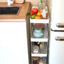 Ver imagem 4 de Prateleira Multiuso Cozinha Banheiro Escritório 4 Andares com Rodinha - Branco