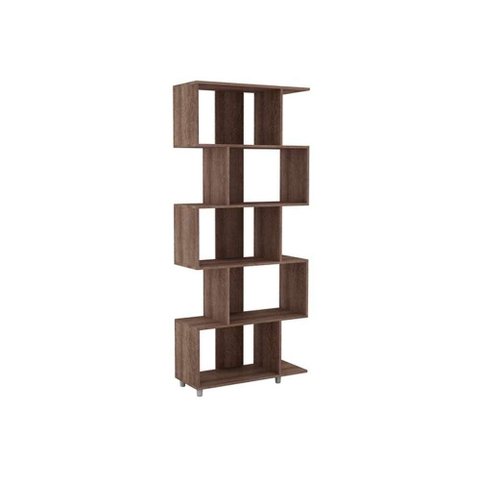 Estante para Sala ESM209 c/ 5 Nichos Rustico - Movelbento