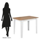 Ver imagem 4 de Mesa Retangular Delta Nicoli - 110x68 Mdf/mdp 15mm Branco/mel – Sonetto