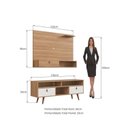 Ver imagem 6 de Rack com Painel para TV até 50 Polegadas 136CMX90CM Chicago Califórnia