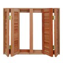 Ver imagem 2 de Janela de Madeira Veneziana Pantográfica Reto de Eucalipto Esel Esquadrias - 1.20 (L) X 1.00 (A)