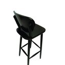 Ver imagem 4 de Mesa de Barzinho Madeira Alta Quadrada com 4 Lugares Preto