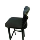 Ver imagem 7 de Mesa de Barzinho Madeira Alta Quadrada com 4 Lugares Preto