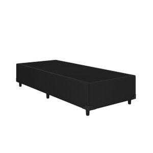 Base Box Solteiro Blindado 88x188 Linhão Preto