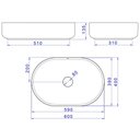 Ver imagem 7 de Cuba de Apoio Deca 60x40 Oval Ébano Fosco + Válvula + Sifão