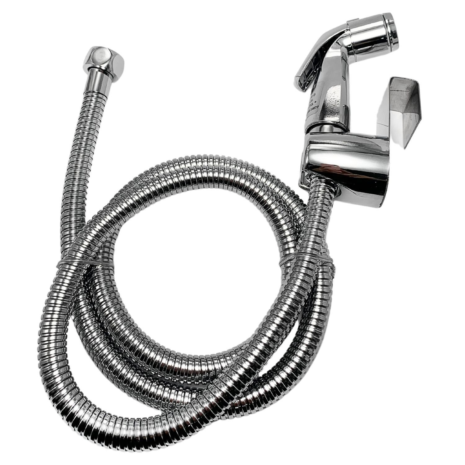 Kit Suporte Lateral Ducha Higiênica e Flexivel Cromado - 30314latk100 - 1