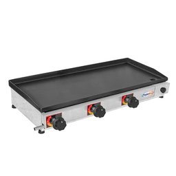 Chapeira Chapa A Gás Semiprofissional de Lanches porção 70x30 SEM Prensa MAX PREMIUM Baixa Pressão - 1